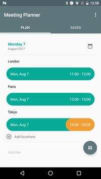 Meeting Planner 1 تصوير الشاشة