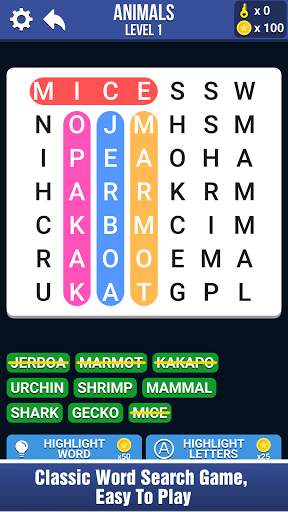 Block Words Search - Classic Puzzle Game screenshot 4