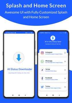 All Status Saver For Instagram, Tiktok, Wahatsapp screenshot 1