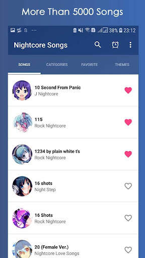 NIGHTCORE SONGS & RADIOS screenshot 4