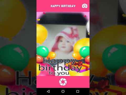 Happy Birthday Frame Camera screenshot 1