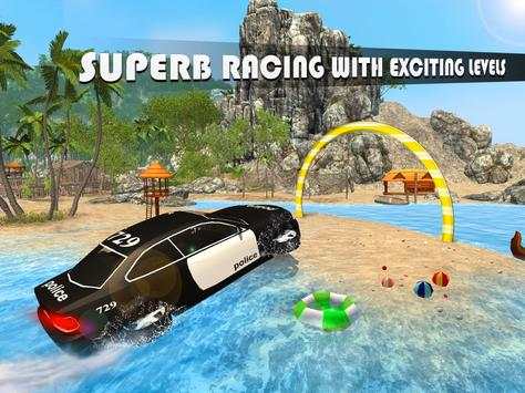 Real Police Car Chase - Water Surfer Simulator 18 screenshot 2
