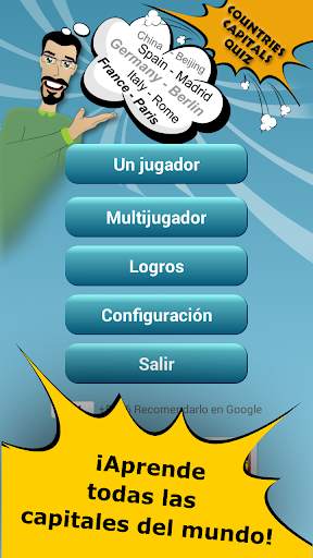 Quiz de Capitales de Países screenshot 1