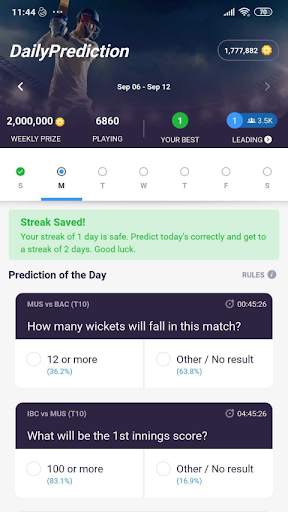 CricPlay - Fantasy Cricket, Prediction, Live Score screenshot 7