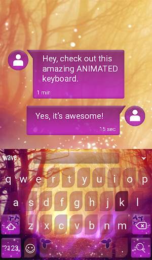 Magic Forest Animated Keyboard screenshot 3