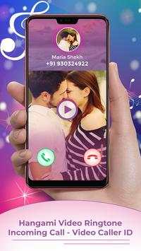 Hangami Video Ringtone For Incoming Call Caller ID screenshot 1