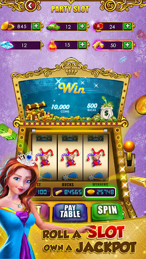 Princess Gold Coin Dozer Party screenshot 2