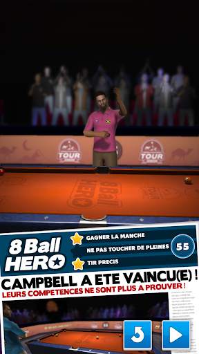 8 Ball Hero – Billard américain jeu de logique screenshot 1