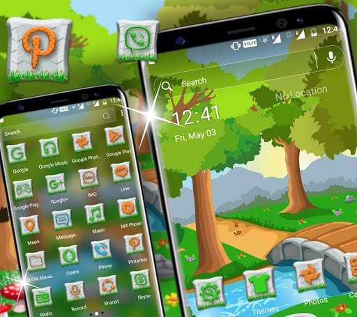 Anime Garden Launcher Theme screenshot 4