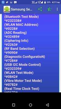 Android Secret Codes.all mobil phone screenshot 6