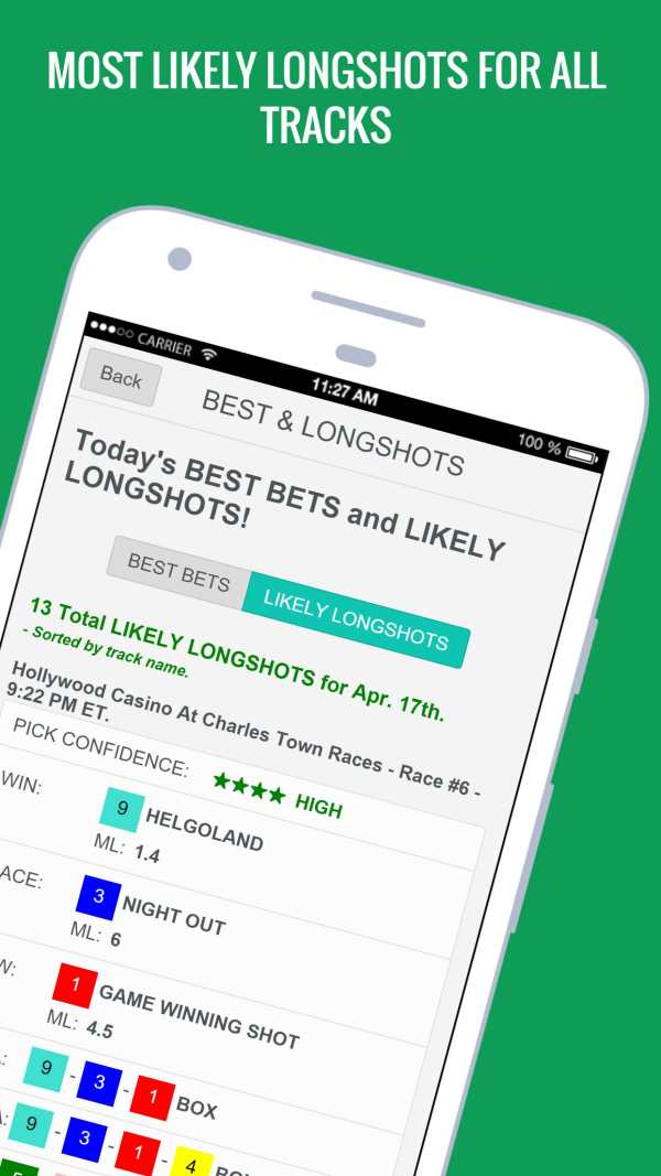 Free Horse Racing Picks & Tips - TVG NYRA Bet Help screenshot 5