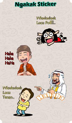 Stiker New Ngakak Funny - WAStickerApps screenshot 4