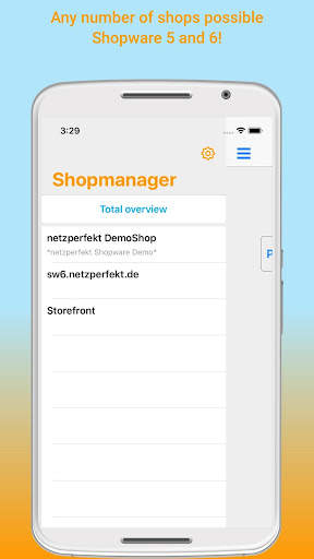 Mobile Shopmanager Shopware screenshot 3