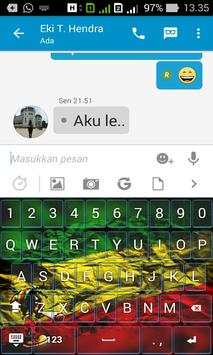 Tema Keyboard Reggae Rasta screenshot 3