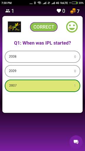 Howzatt - Daily Trivia Quiz Game Show screenshot 3