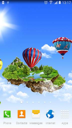 Flying Islands Live Wallpaper 3 تصوير الشاشة