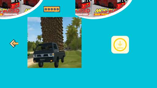 Mod Bussid Mobil Pickup Muatan Kayu screenshot 6