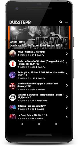 DUBSTEPR - Dubstep Mixes and Podcasts screenshot 2