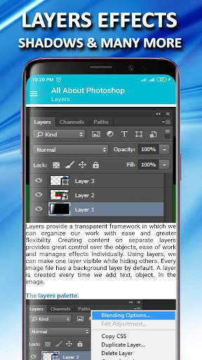 Photoshop tutorial - complete course - Offline screenshot 7
