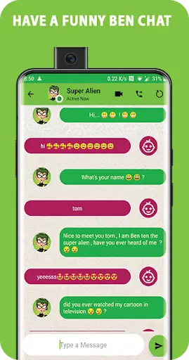 video call, chat simulator and game for benten screenshot 3