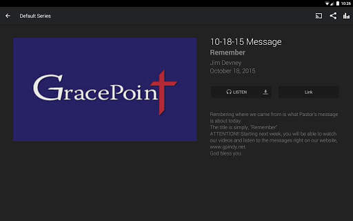 Gracepoint Church App screenshot 8