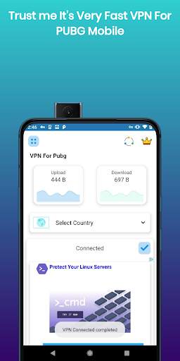Fast Vpn For PUBG स्क्रीनशॉट 2