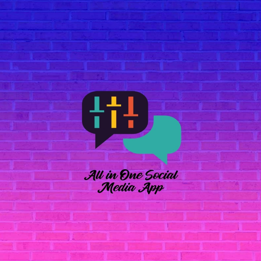 All in One Social Media and Social Networking app आइकन