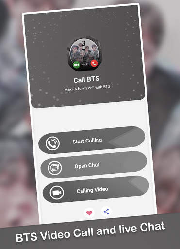 BTS Video Call and live Chat ☎️ BTS Messenger ☎️ screenshot 1