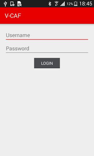 V-CAF Activation App screenshot 2
