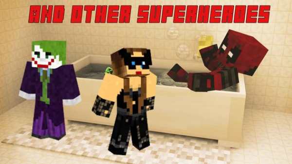 Skin Minecraft Batman Superman screenshot 4