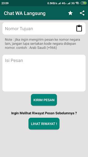 Chat WA Directly screenshot 1