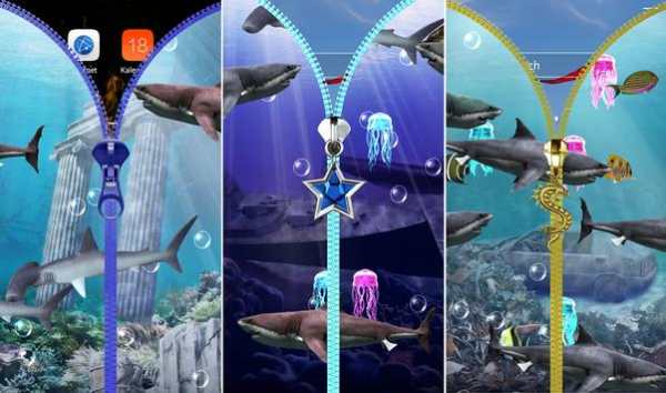 Sharks lock screen prank screenshot 6