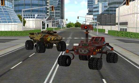 Sci Fi Future Robot Cars Sim screenshot 1