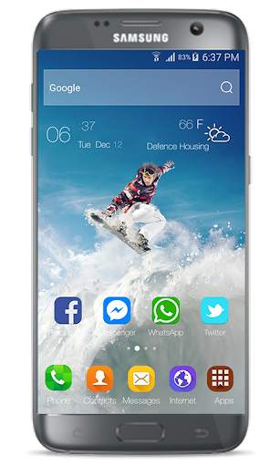 Launcher & Theme Samsung Galax screenshot 1