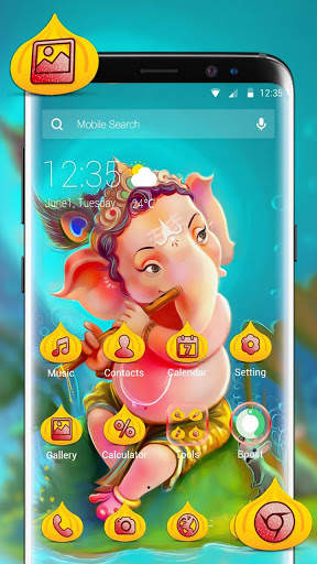 2019 Lord Ganesha APUS Launcher Theme screenshot 3
