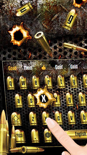 Bullet Shots keyboard Theme screenshot 3