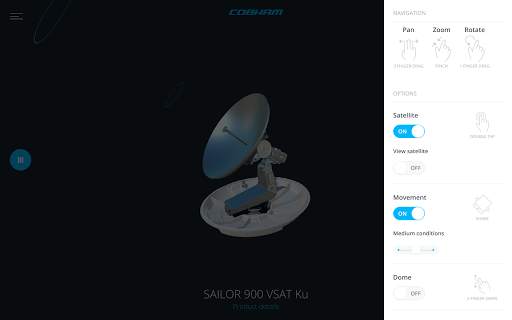 Cobham SATCOM 3D catalogue screenshot 4