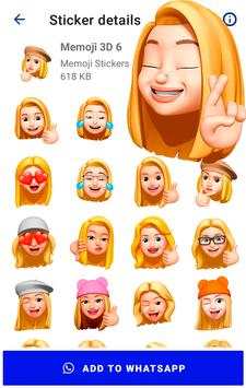 Memoji Stickers 3D screenshot 1
