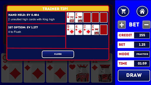 Video Poker Trainer PRO! ♠️ Free Video Poker Game screenshot 4