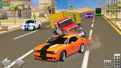 jalan raya mobil balap permain screenshot 4