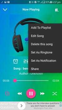 Music Player 4 تصوير الشاشة