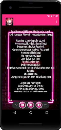 Blackpink Songs - Pretty Savage (Lyrics) screenshot 3