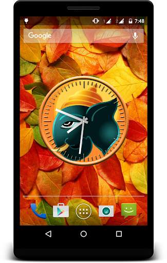 Ganesh Clock Live Wallpaper screenshot 2