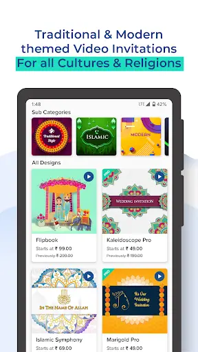 Video Invitation Maker App 3 تصوير الشاشة