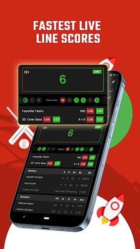 Cric Rocket: Cricket Live Line screenshot 1