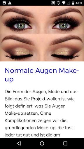 Augen Make-up Kurs screenshot 2