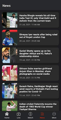 Live Cricket TV - Live Cricket Score, CrickBall screenshot 8