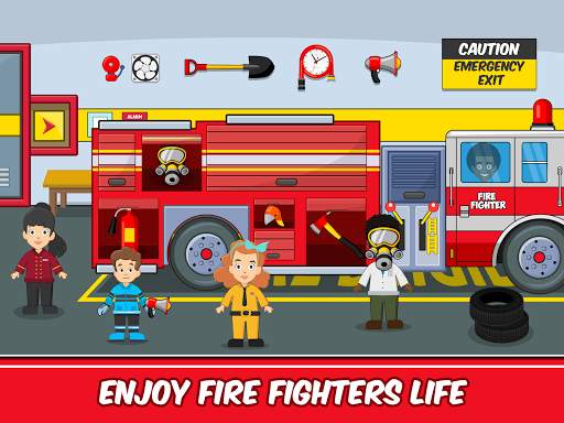 Pretend my Fire Station: Town Firefighter Life screenshot 2