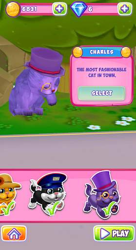 Talking Cat Run - Talking Kitty Kitten screenshot 2