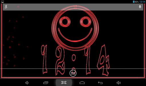 Clock Smile Live Wallpaper screenshot 8